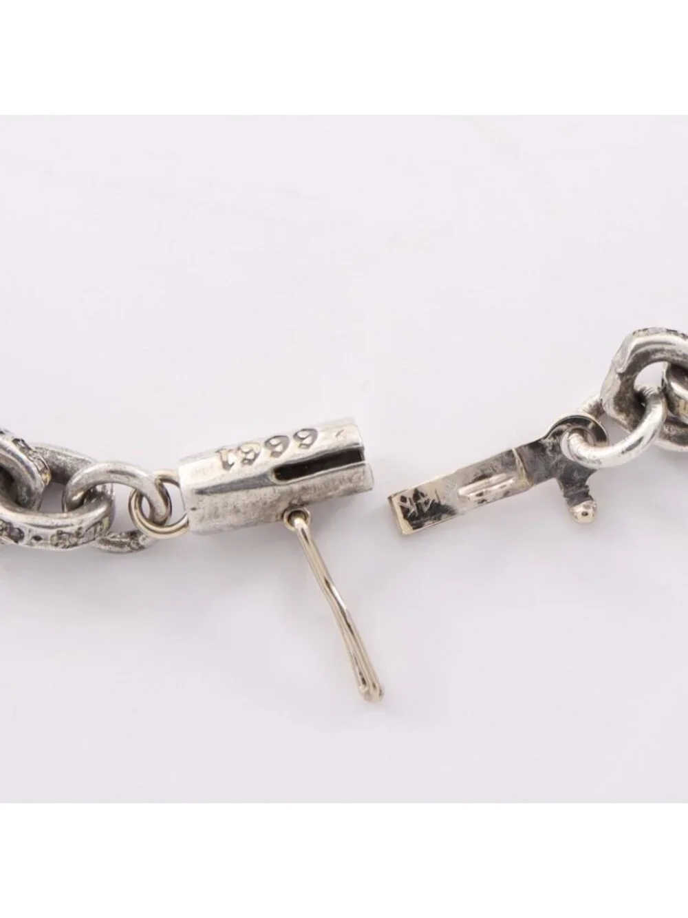 Chrome Hearts Necklace Paper Chain 18 925 Sterling Silver